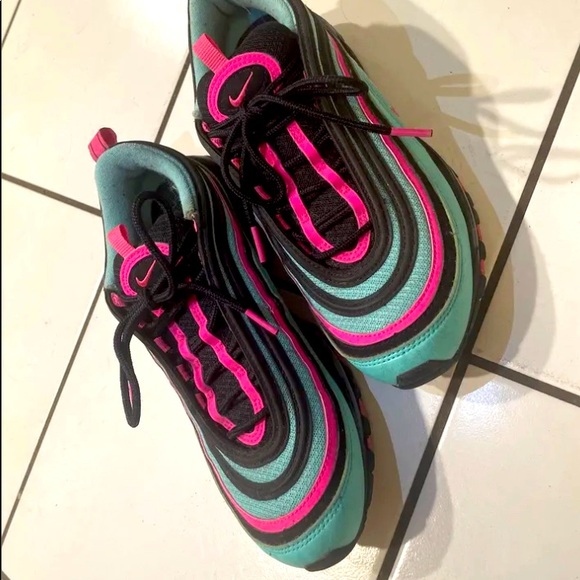 nike air max 97 teal and pink